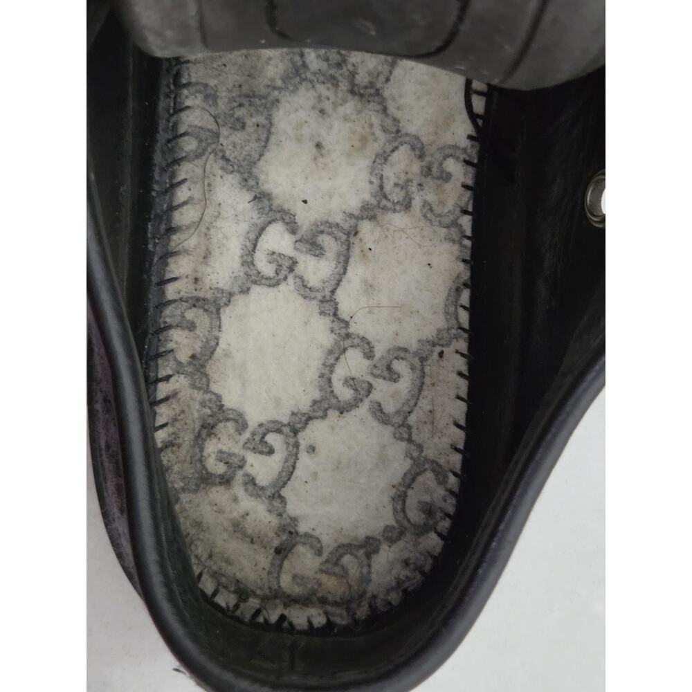 Authentic Gucci GG Supreme Canvas Sneakers Black Low Top EU 37 - Picture 8 of 13